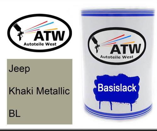 Jeep, Khaki Metallic, BL: 500ml Lackdose, von ATW Autoteile West.